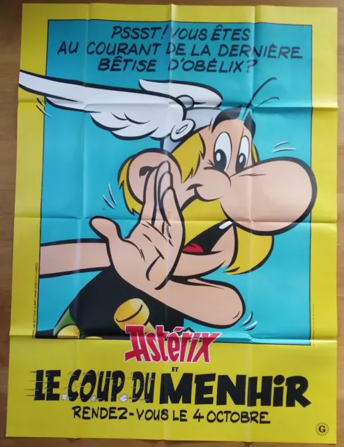 ASTERIX ET LE COUP DU MENHIR affiche cinema originale 160x120 goscinny uderzo 1