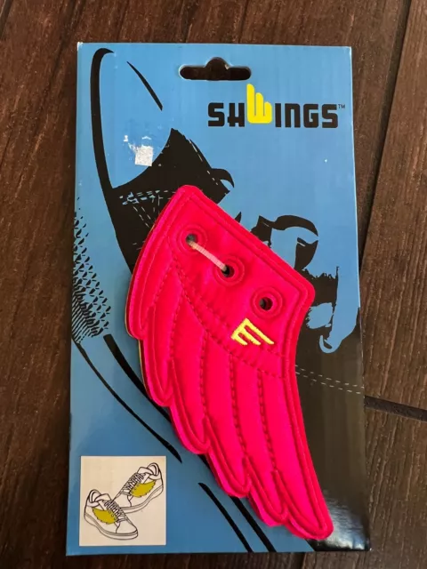 Shwings Shoe Lace Wings Neon Pink