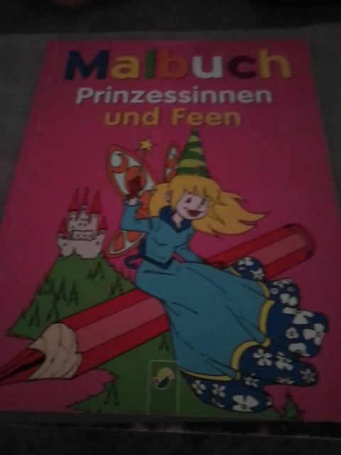Malbuch Prinzessinnen und Feen Kinder Mädchen