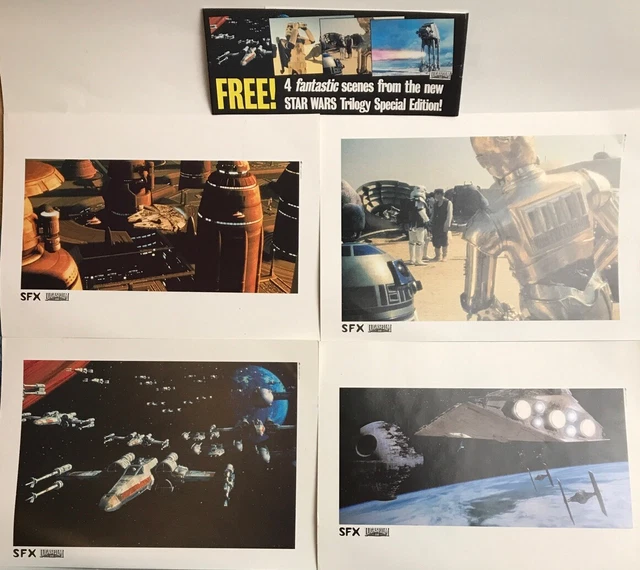 Star Wars Trilogy Scenes Double Sided SFX Lucasfilm 1997 Prints
