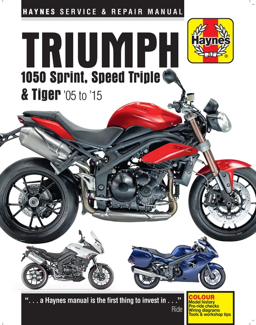 Haynes 4796 Manuale Di Officina Triumph Speed Triple 1050 Abs 2015