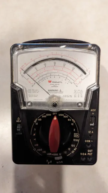 Triplett Model 630-NS Volt-Ohm-Milliammeter