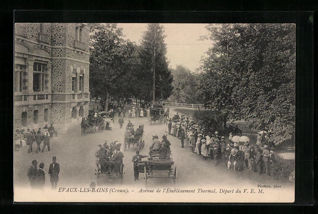 CPA: AIX-LES-BAINS. ETABLISSEMENT THERMAL DE MARLIOZ. Années 1910