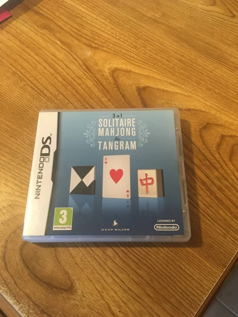 Nintendo DS 3 in 1 Solitaire mahjong & Tangram game