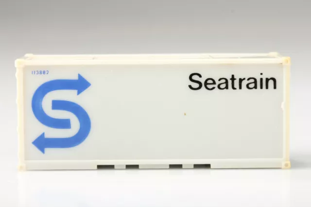 H0 Faller Klassik AMS Container Seatrain f. Terminal Schmutz/Kratzer #1 o.OVP