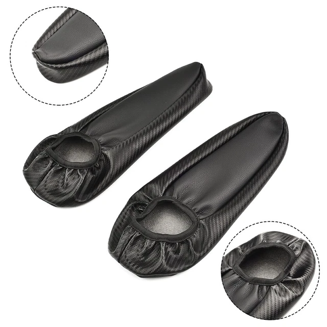 Housse D'Accoudoir Noire Housse D'Accoudoir De Voiture Surface Lisse