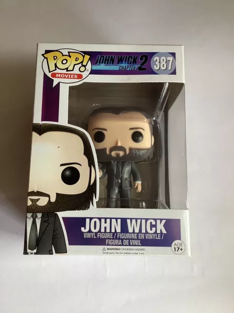 Funko Pop!Movies:John Wick Chapter 2 387#John Wick Exclusive Vinyl Action Figure