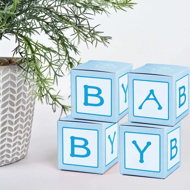 Pack of 25 Baby Shower Favor Boxes, Party Favor Gift Boxes - 2"x2"