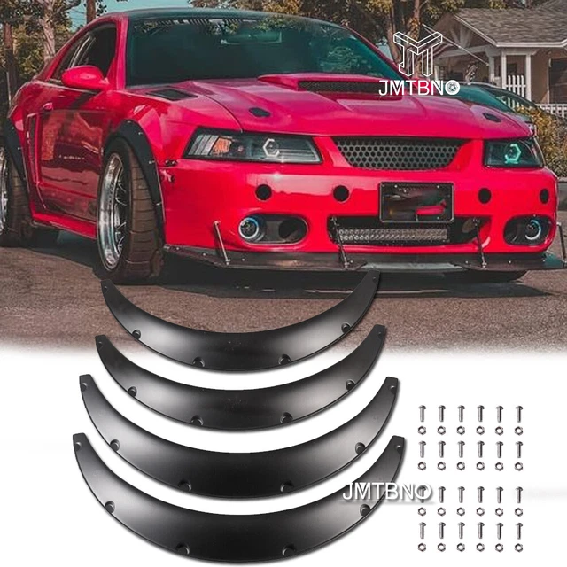 4.5& FOR FORD Mustang GT Fender Flares Flexible Wide Body Wheel Arches