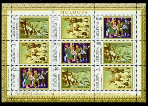 Moldova 2006. Christmas Customs. Mi 570-72. mini sheets. MNH