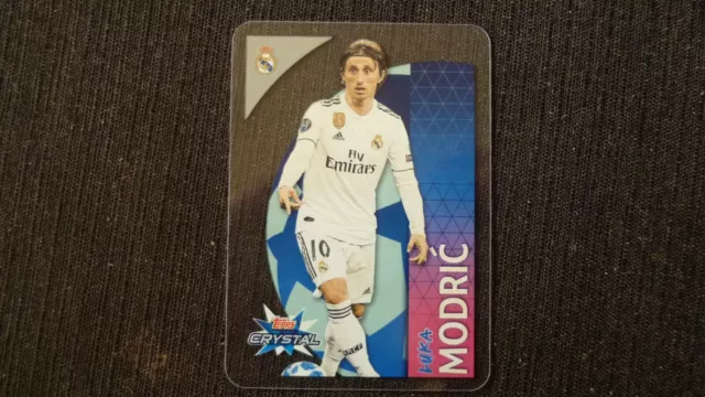 Card Topps Crystal Champions League 2019/2020 Luka Modric Real Madrid # 14  Mint