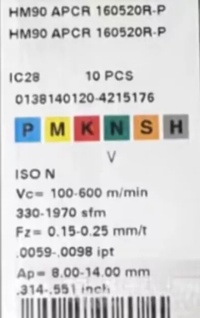 10 Pcs Original  User Tools      Hm90 Apcr 160520R-P Ic28