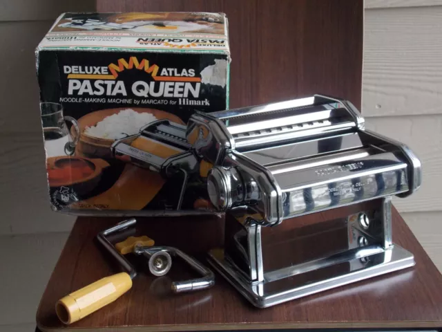 Deluxe Atlas Pasta Queen Noodle Making Machine By Marcato Himark