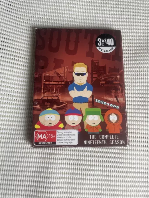 SOUTH PARK THE Complete Twentieth Season dvd tv show region 4 pal vgc free post 27.50 PicClick AU