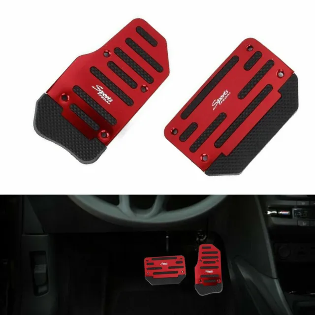 2x Automatic Car Accelerator Brake Foot Pedal Non-Slip Pad Cover Accessories AF