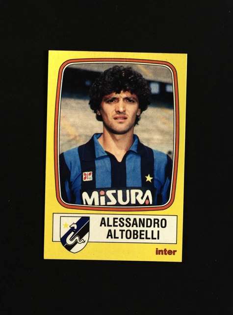 FIGURINA CALCIATORI PANINI 1985/86 - Alessandro Altobelli Inter # 105 ...