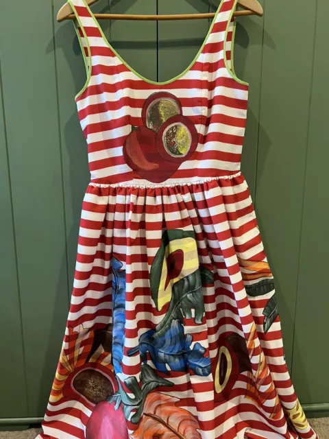 Stella Jean Printed Shell Dress Size IT44 RRP$2199