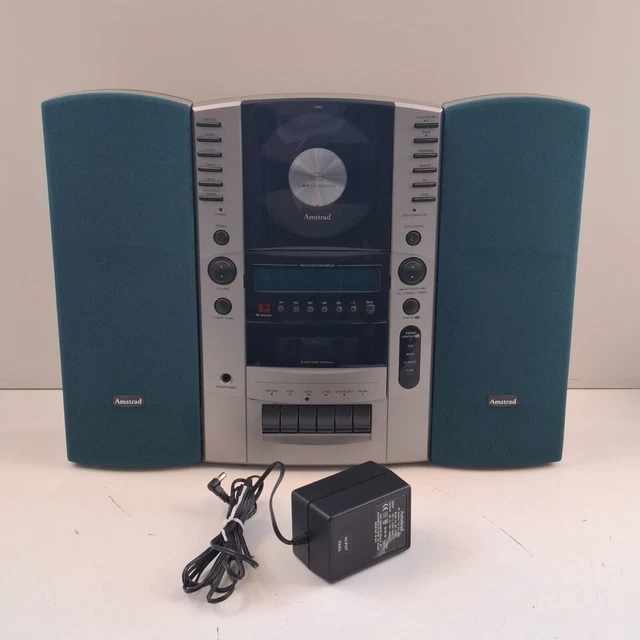 VINTAGE UPRIGHT AMSTRAD Micro Hi-Fi - MC2800 -CD Player, AM/FM Tuner ...