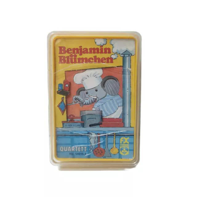 FX.Schmid Quartett Benjamin Blümchen Nr. 54015.2 Sammler Kartenspiel Spielkarten