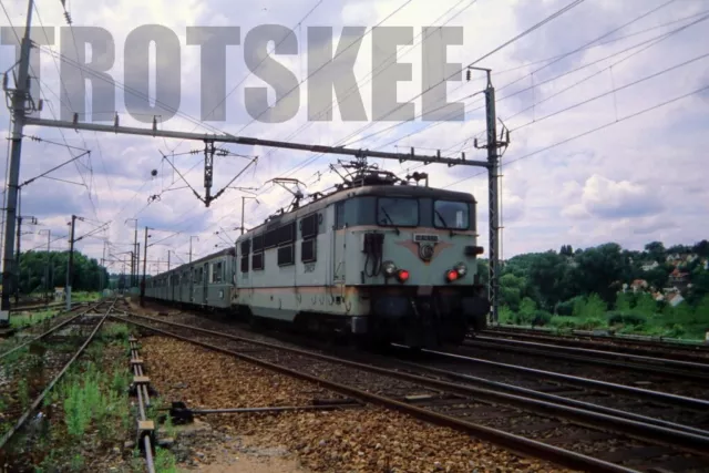 35mm Slide SNCF French Railways Electric Loco BB 16578 Esbly 1998 Original