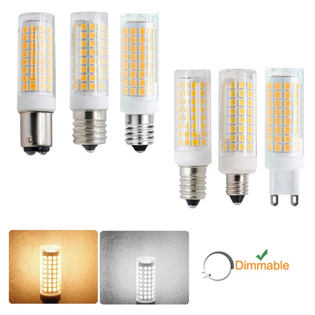 9W Mini Dimmbare LED Mais Glühbirne G4 G9 E14 E17 220V 240V 2835 SMD Helle Lampe