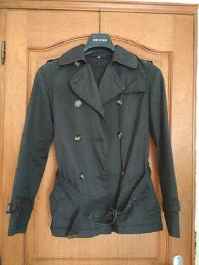 Veste Trench ESPRIT Noir - Taille M (36-38) - Coton épais - État Neuf Sans étiquettes