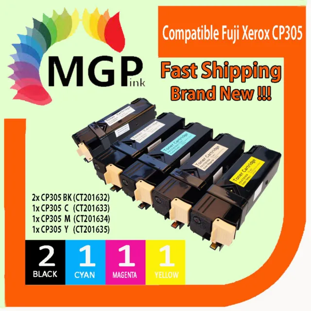 5x Generic Toner Cartridge for Fuji Xerox DocuPrint CP305D CM305DF CM305D CP305