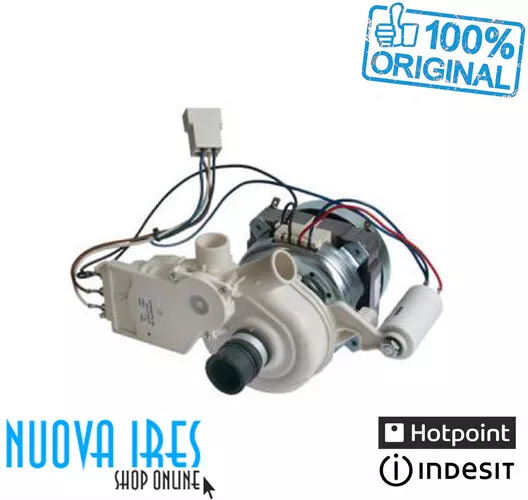 Pompe Moteur Lave-Vaisselle Indesit Ariston C00115896 Pièce D'Origine