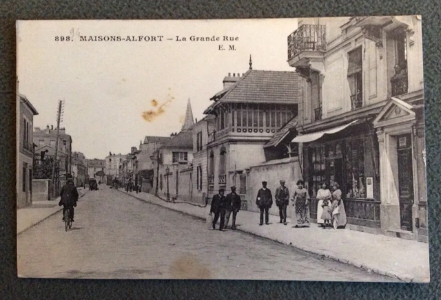 CPA. MAISONS ALFORT. 94 - La Grande Rue.