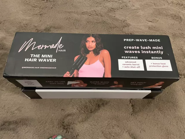 Mermade The Mini Hair Waver 25Mm Mini Pro In Black Boxed & Accessories Reduced