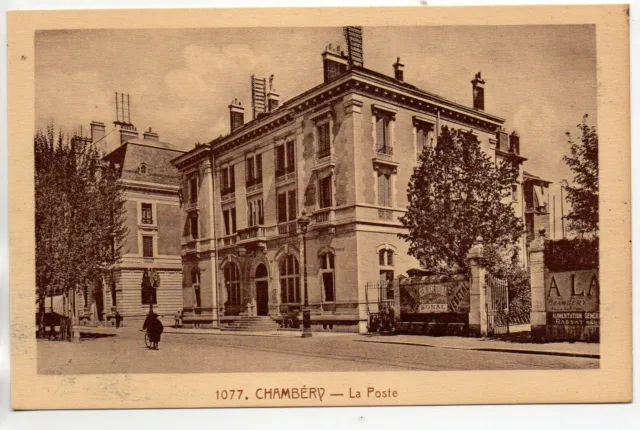 Thème LA POSTE - Bureau de Poste - CPA 73 - CHAMBERY -  la poste