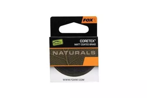 Fox Bords Naturels Coretex Mat Revêtu Tresse / Carpe Pêche