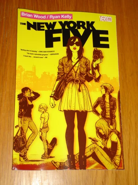 New York Five Dc Vertigo Comics Brian Wood Ryan Kelly Gn < 9781401232917