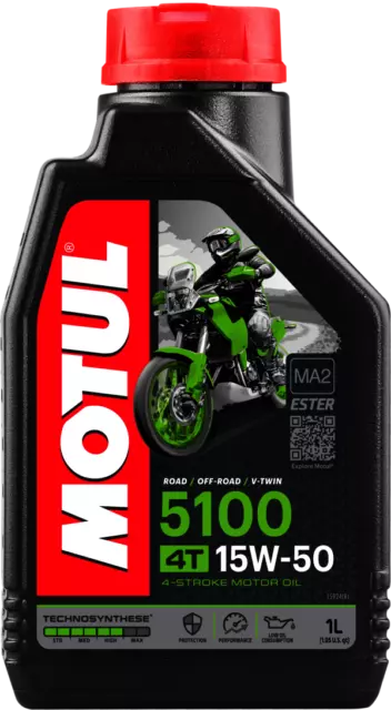 MOTUL Aceite lubricante 4T 5100 15W50 4T 1L