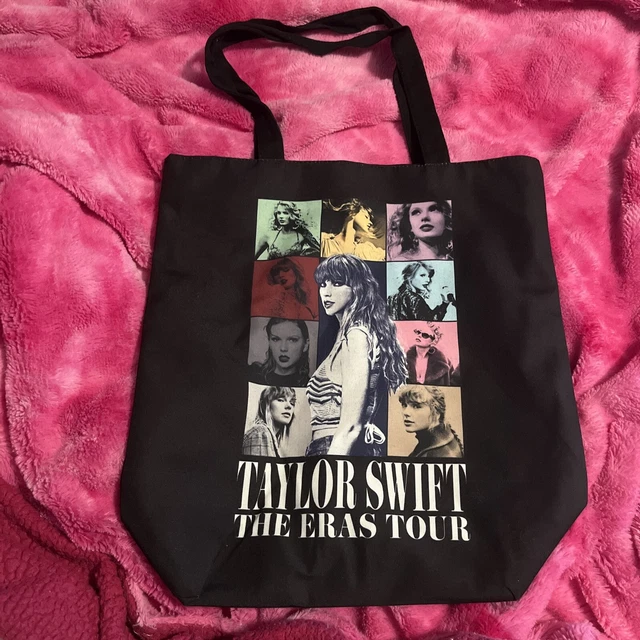 TAYLOR SWIFT THE Eras Tour Tote Bag Black Official Merch New Limited ...