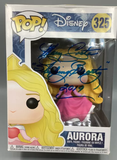 Mary Costa Signed Funko Pop Sleeping Beauty Aurora Disney Autographed Coa