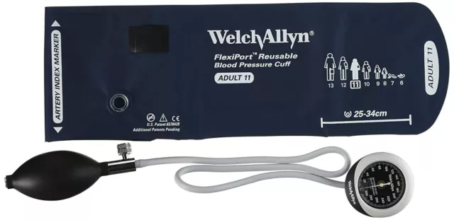 Welch Allyn Dura Shock DS44-11C Sphygmomanometer & Case with Cuff NEW