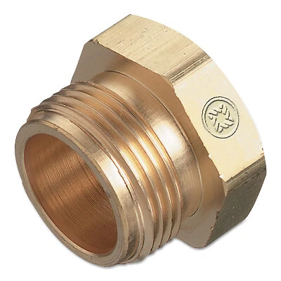 Torch Tip Nut Replacements, Brass, 7/8 in - 20, Hex, Male Western Enterprises