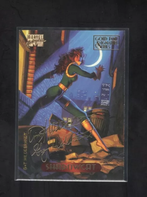 1994 Marvel Masterpiece Gold Signature Series #106 Shadowcat