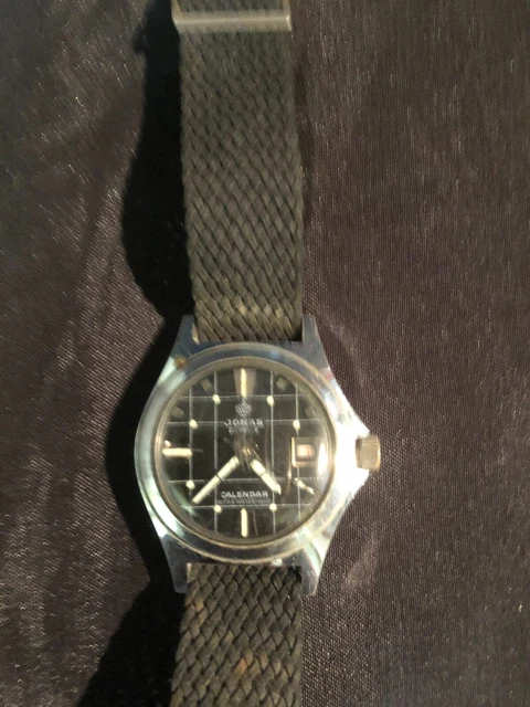 Montre Plongée Vintage Calanda Jonas 21 - Occasion, état D'origine (voir Photos)