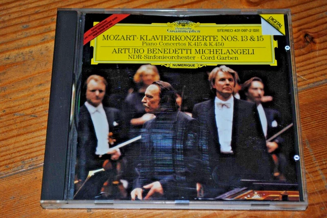 Mozart: Klavierkonzerte 13 & 15 - Arturo Benedetti Michelangeli - DGG PDO