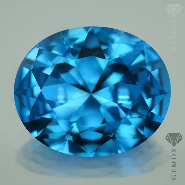 Spinel Authentic Loose Gemstone Oval Cut LabGrown Faceted Aquamarine Blue Stone