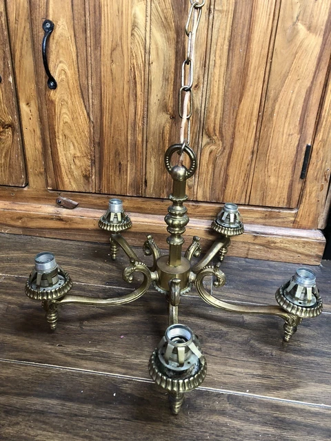 solid brass chandelier