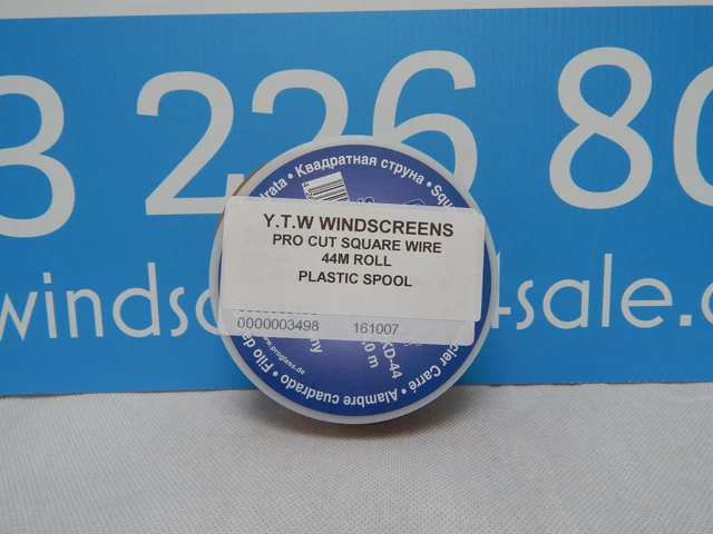 PRO CUT (0.6mm x 44M) WINDSCREEN REMOVAL CUTTING WIRE - SQUARE CUT x 10 BULK BUY
