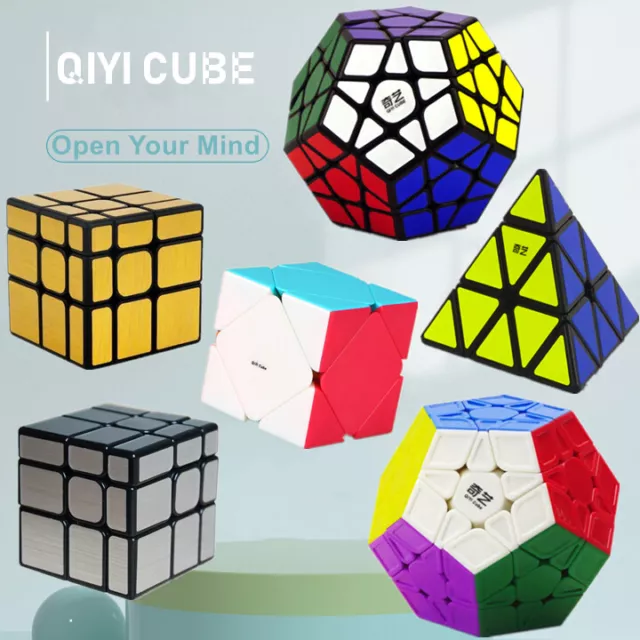 New Mirror Cube Pyraminx Megaminx Skewb Magic Cube Puzzle Smooth Speed Toys AU