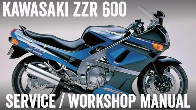 Kawasaki ZZR 600 ZZR600 Ninja Workshop Repair Service Manual eBook PDF on CD