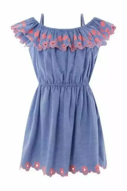 Girls Access*ize Cold Shoulder Beach Dress Age 3-4,5-6,9-10,11-12 Yrs FAB!!