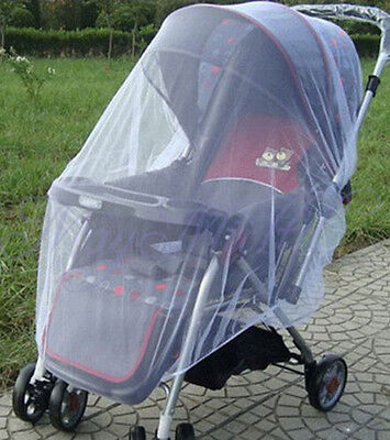 TININNA Mosquito Net-Zanzariera universale per carrozzine e passeggini-Seggiolino auto per bambino blu 