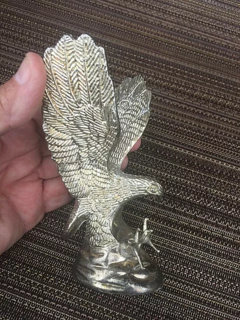 5" Hampshire Silverplated EAGLE SCULPTURE