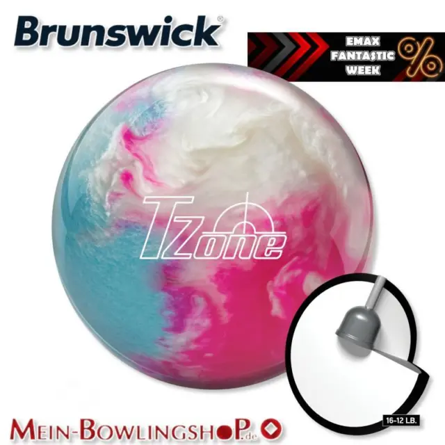 Bowling Ball Brunswick – Tzone - Frozen Bliss - Spare Scraper Poly